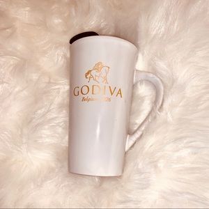 Godiva Ceramic Travel Mug with Lid